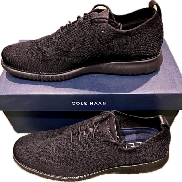 Men's 2.ZERØGRAND Stitchlite™ Wingtip Oxfords Size 13M - NIB - Picture 1 of 7